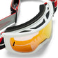 Fox Goat Strafer Goggles - One Size Fits Most -  Flo Red - Red Mirror Lens