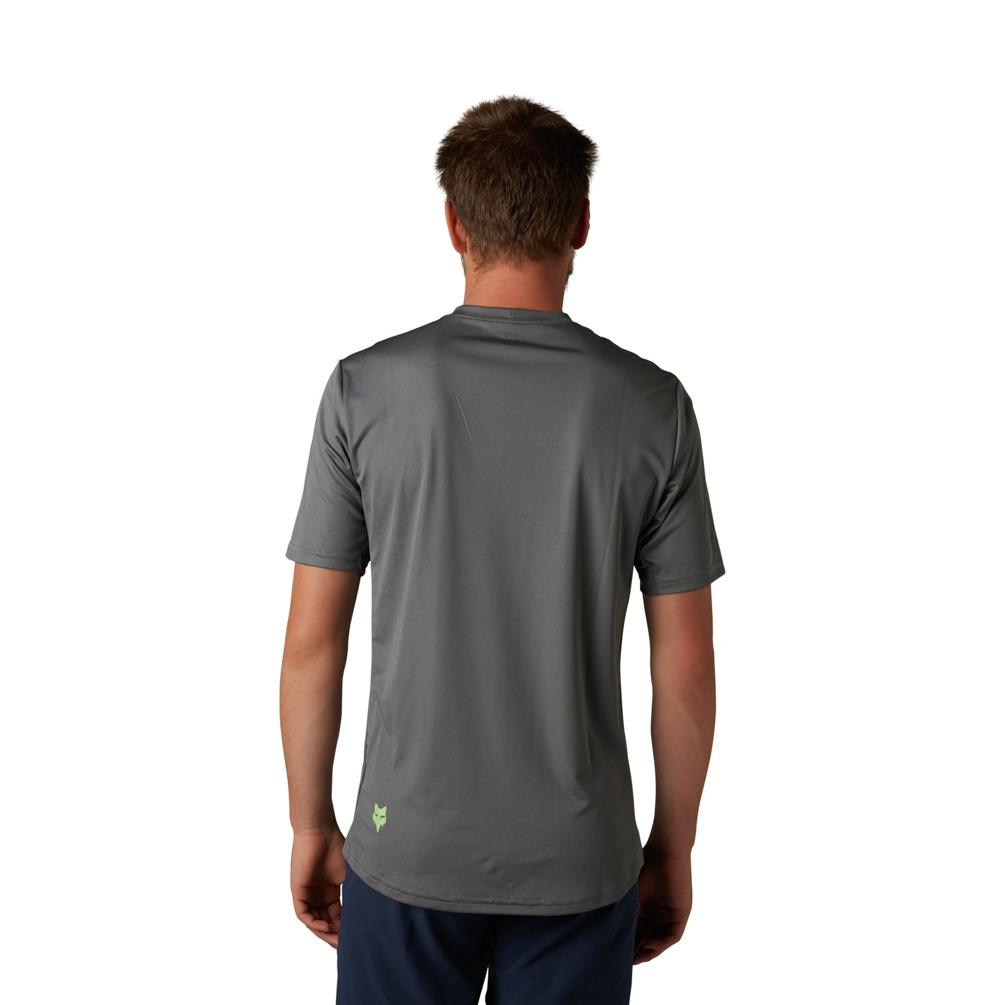 Fox Ranger Moth Race Short Sleeve Jersey - L - Pewter