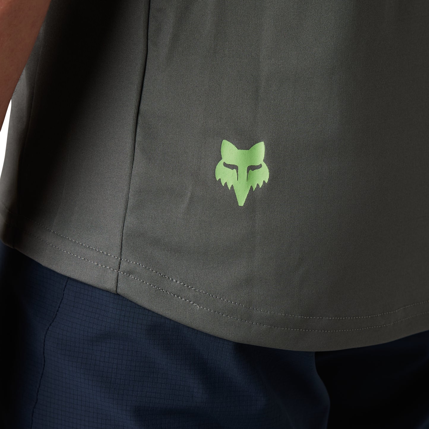 Fox Ranger Moth Race Short Sleeve Jersey - L - Pewter