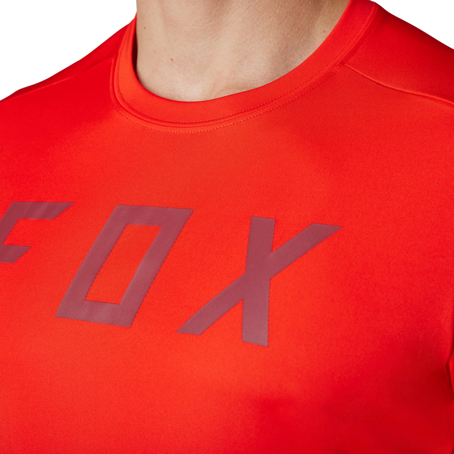 Fox Ranger Moth Race Short Sleeve Jersey - L - Flo Red