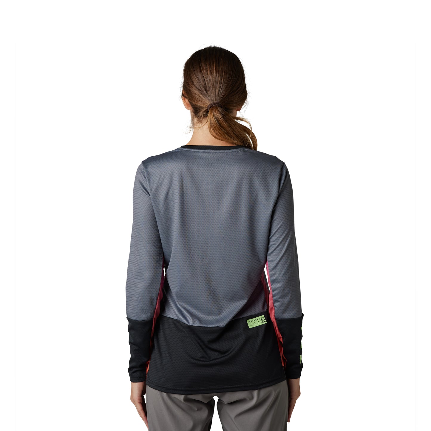 Fox Ranger Women's Defend Race Long Sleeve Jersey - Women's M - Pewter