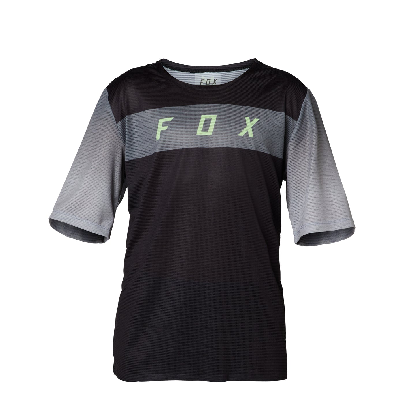 Fox Flexair Youth Short Sleeve Jersey - Youth S - Black