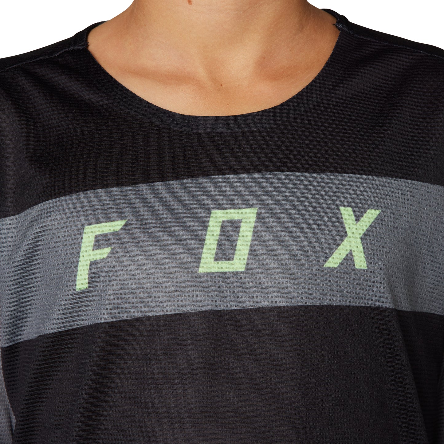 Fox Flexair Youth Short Sleeve Jersey - Youth L - Black