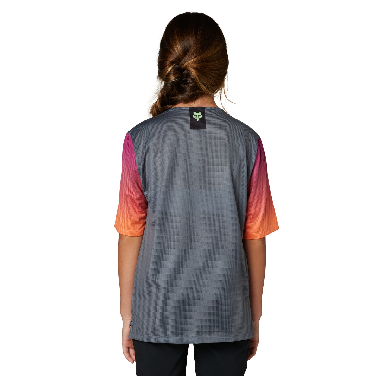 Fox Flexair Youth Short Sleeve Jersey - Youth L - Pewter
