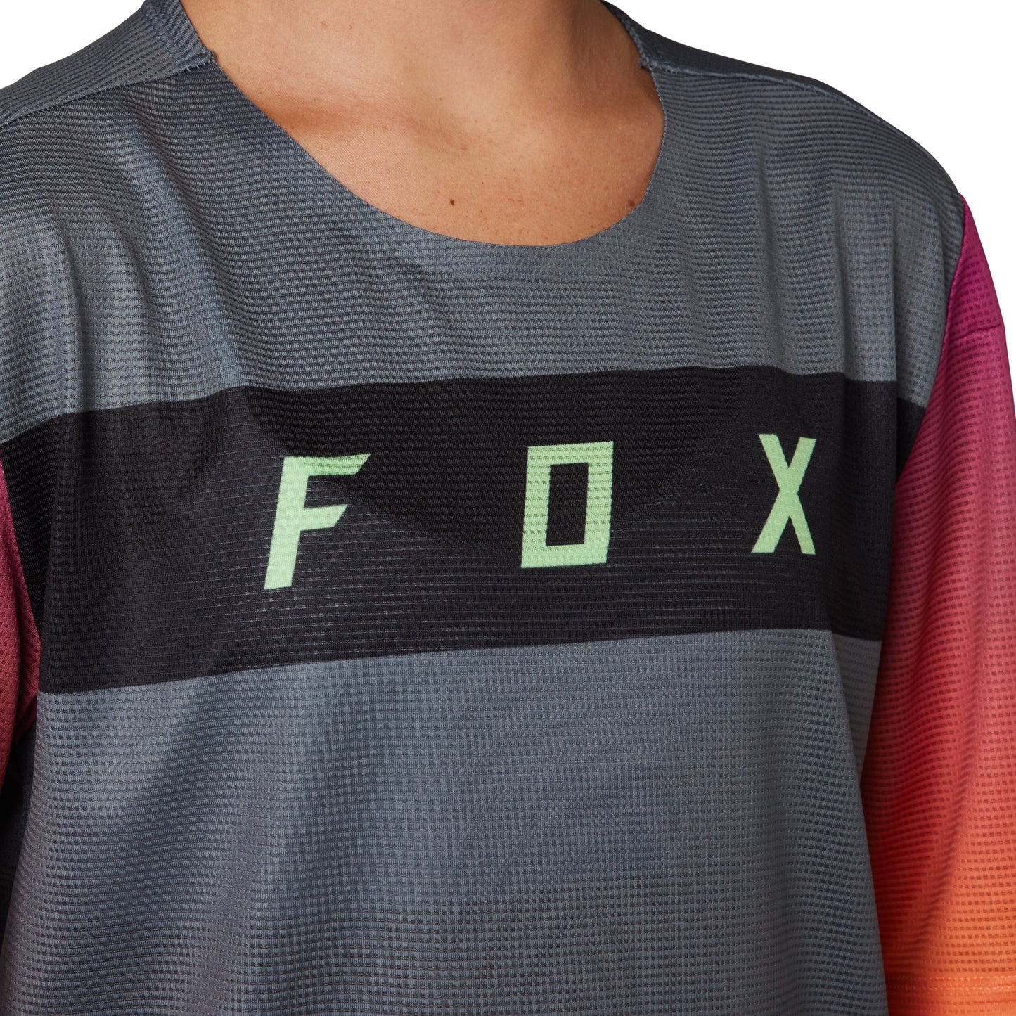 Fox Flexair Youth Short Sleeve Jersey - Youth L - Pewter