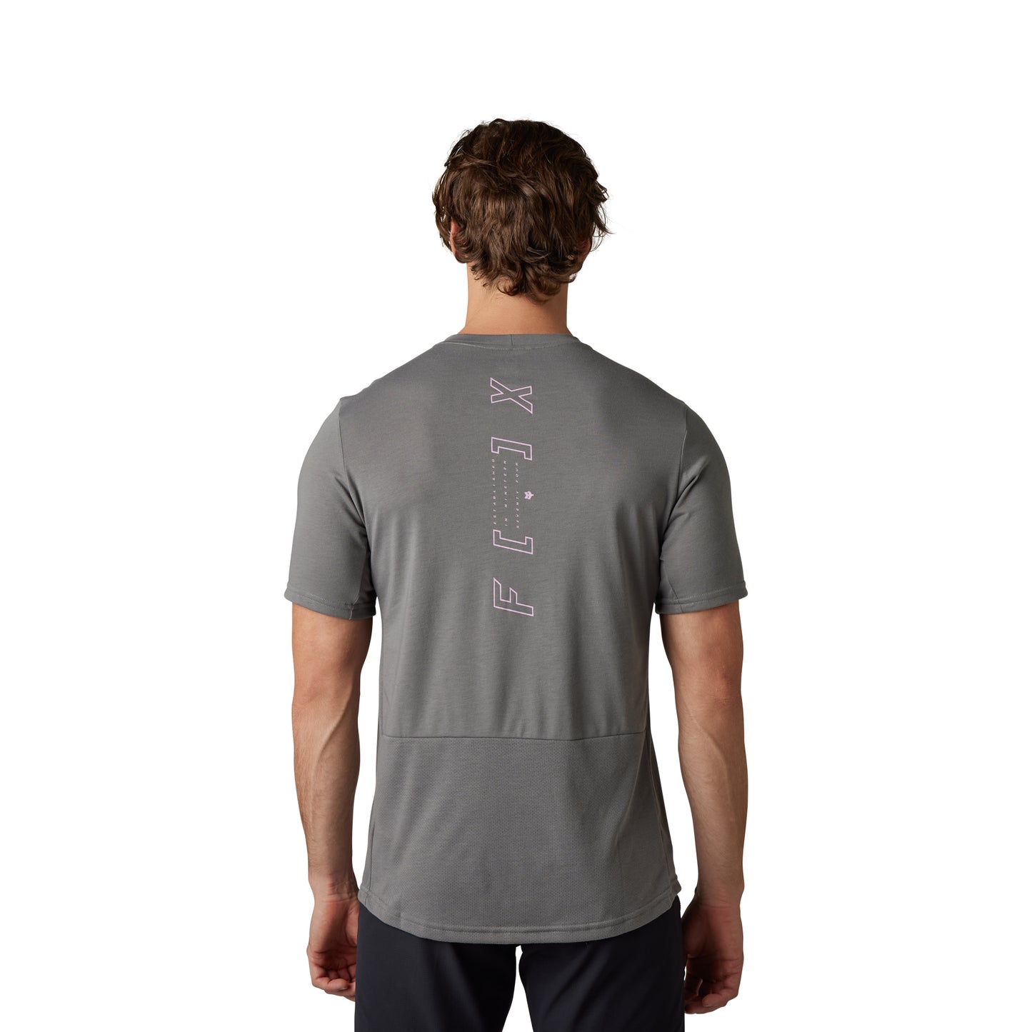 Fox Ranger DriRelease Emit Short Sleeve Jersey - L - Pewter