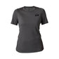 Fox Flexair DriRelease Fract Women's Short Sleeve Jersey - Women's L - Pewter