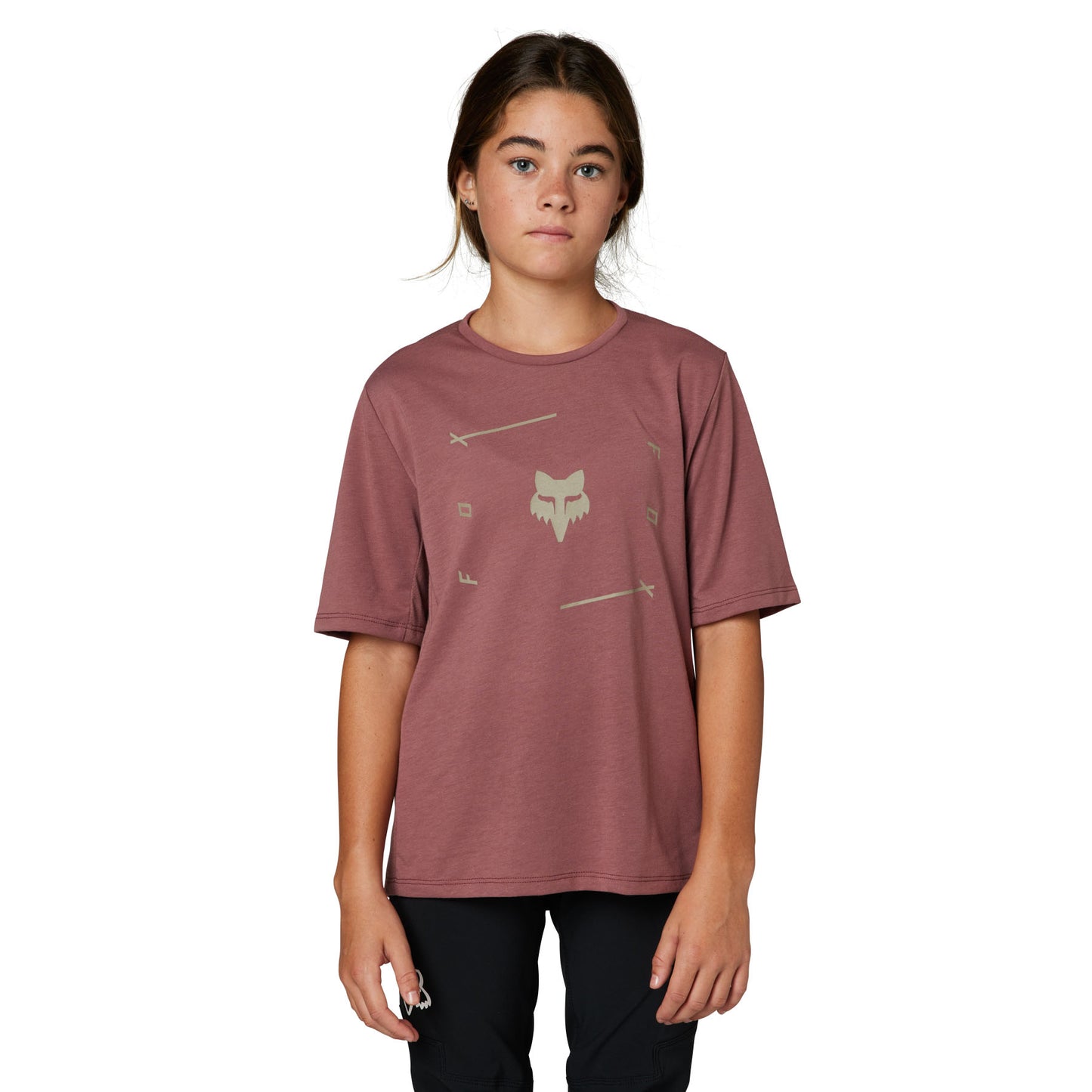 Fox Ranger DriRelease Veni Youth Short Sleeve Jersey - Youth L - Cordovan