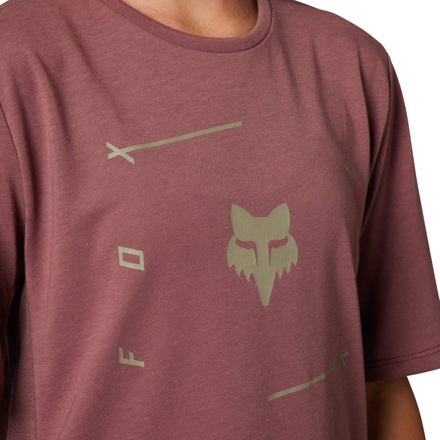 Fox Ranger DriRelease Veni Youth Short Sleeve Jersey - Youth M - Cordovan