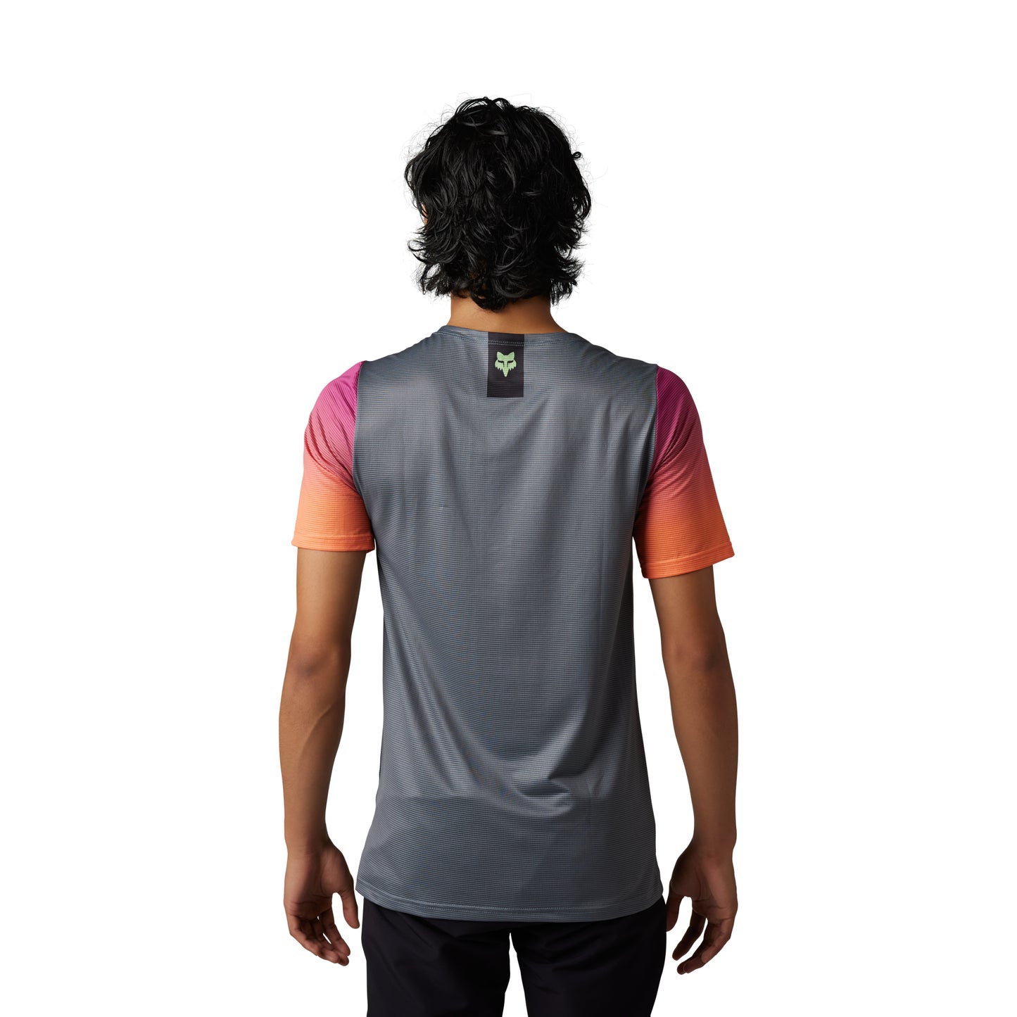 Fox Flexair Arcadia Short Sleeve Jersey - L - Pewter
