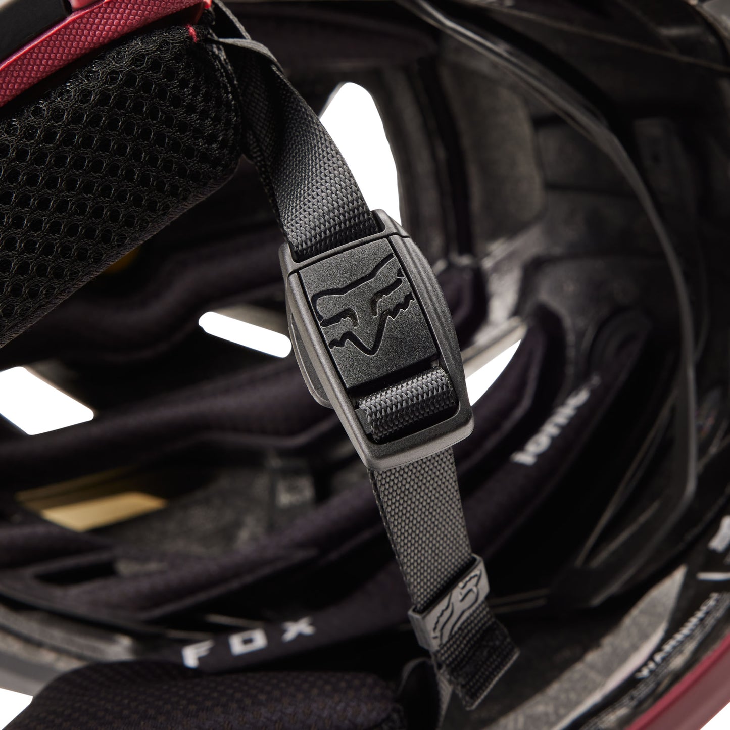 Fox Proframe RS MIPS Helmet - S - Mash Bordeaux