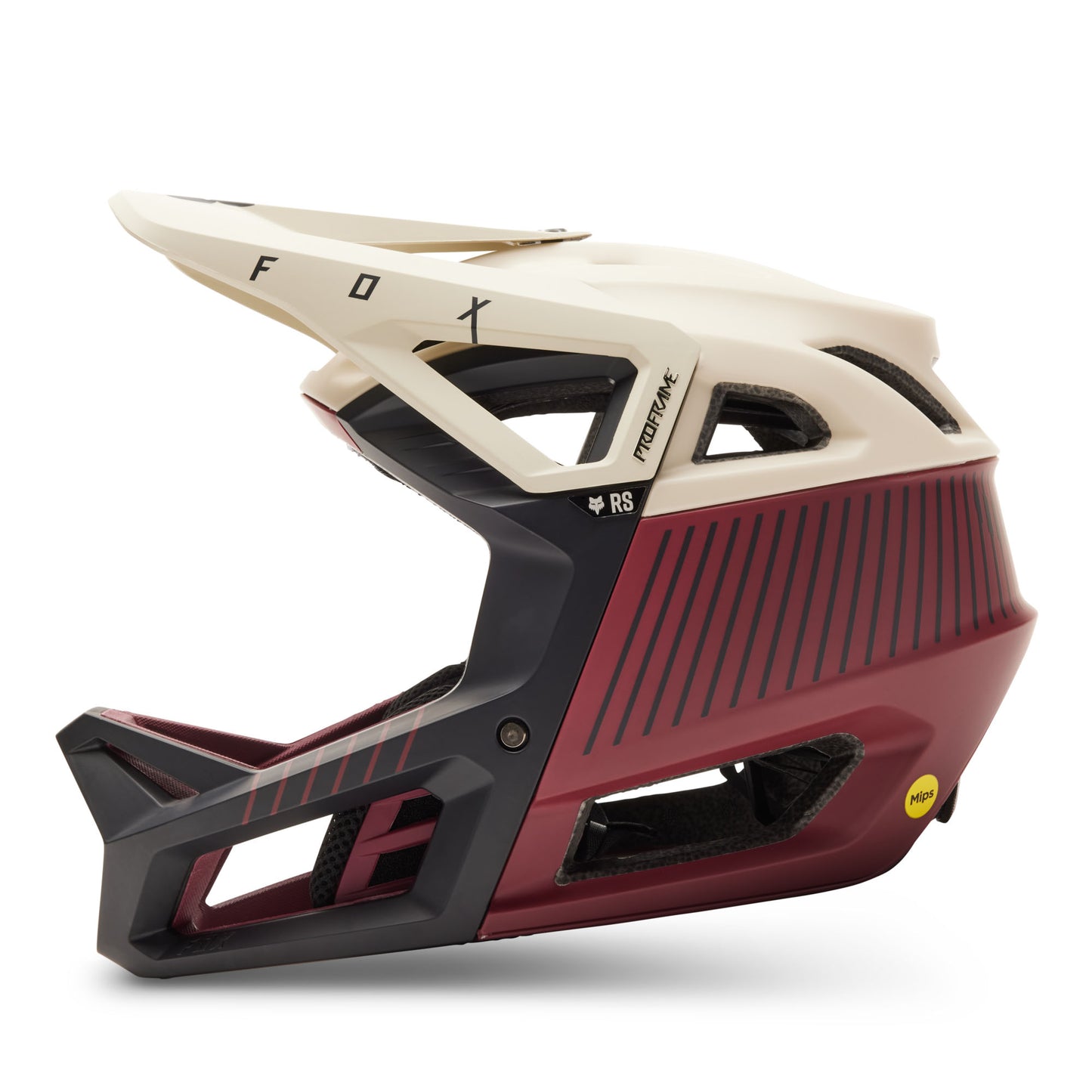 Fox Proframe RS MIPS Helmet - S - Mash Bordeaux