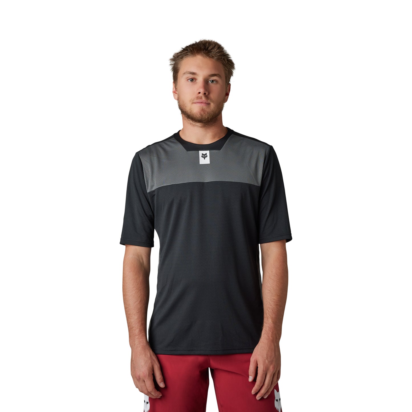 Fox Defend Short Sleeve Jersey - S - Black - 2023