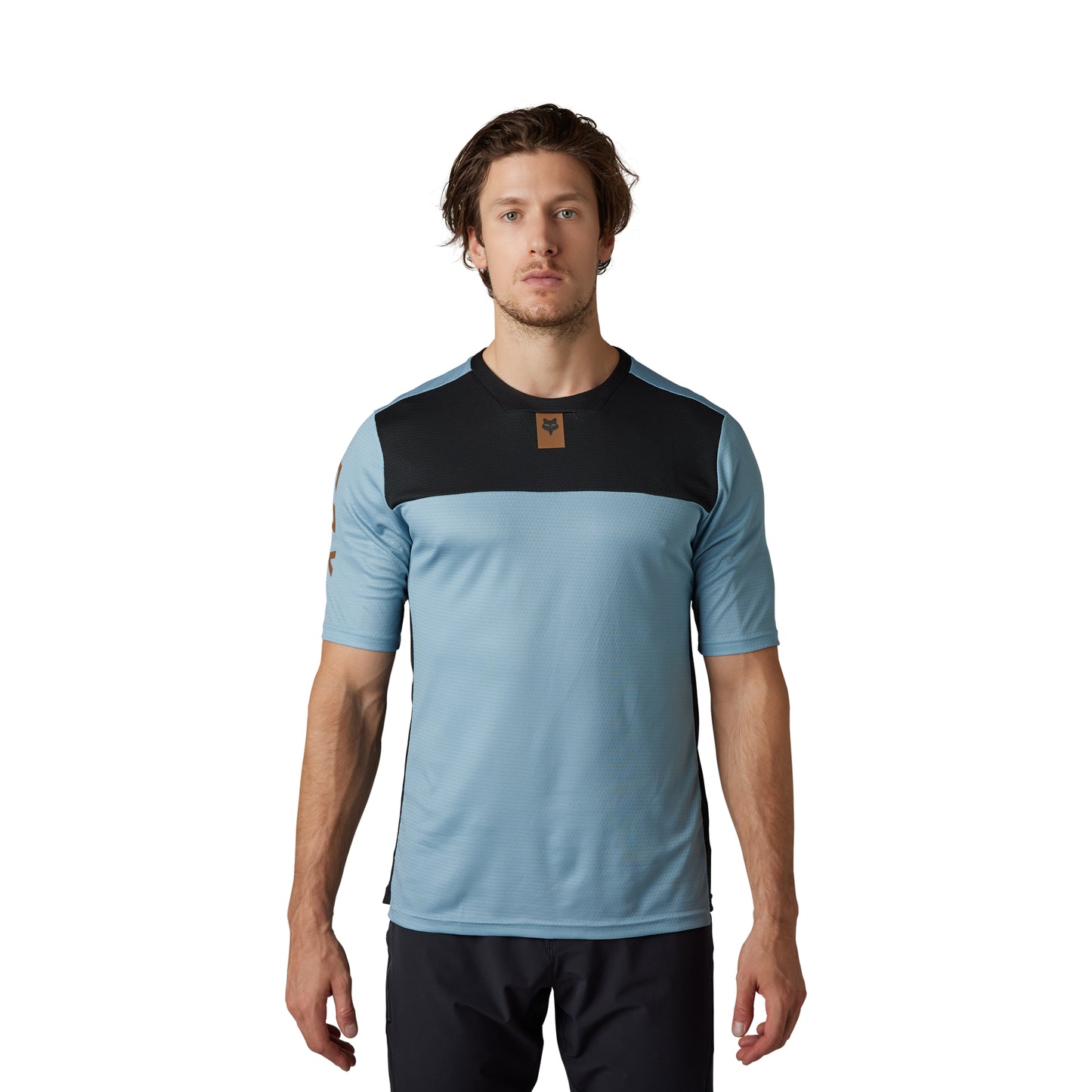 Fox Defend Short Sleeve Jersey - M - Gunmetal