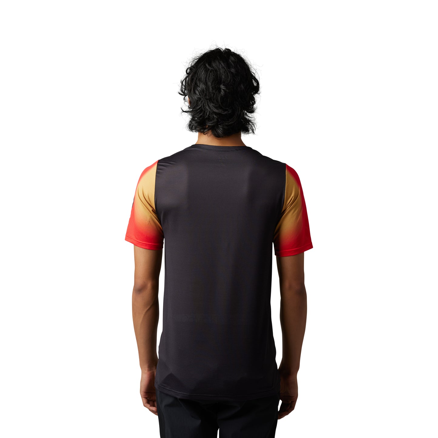 Fox Flexair Novah Short Sleeve Jersey - L - Black - White