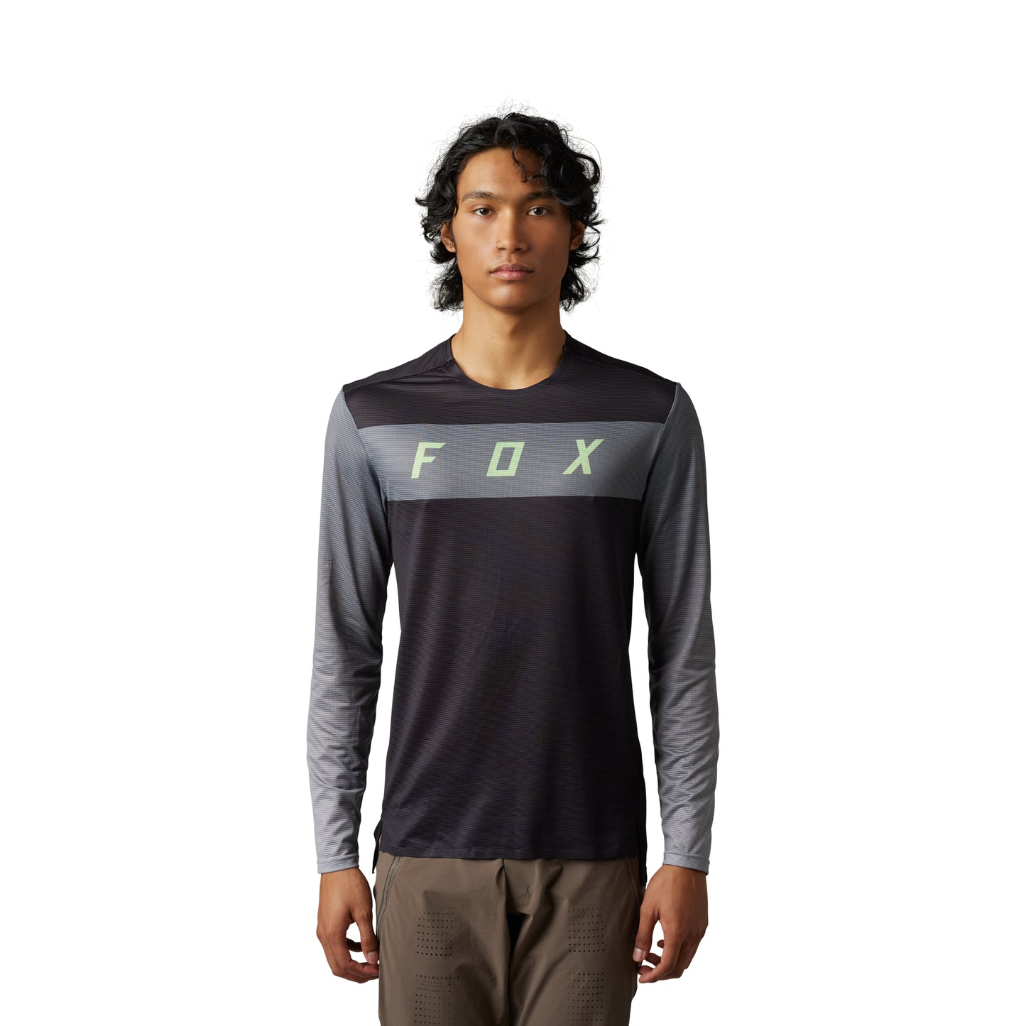 Fox Flexair Arcadia Long Sleeve Jersey - 2X - Black