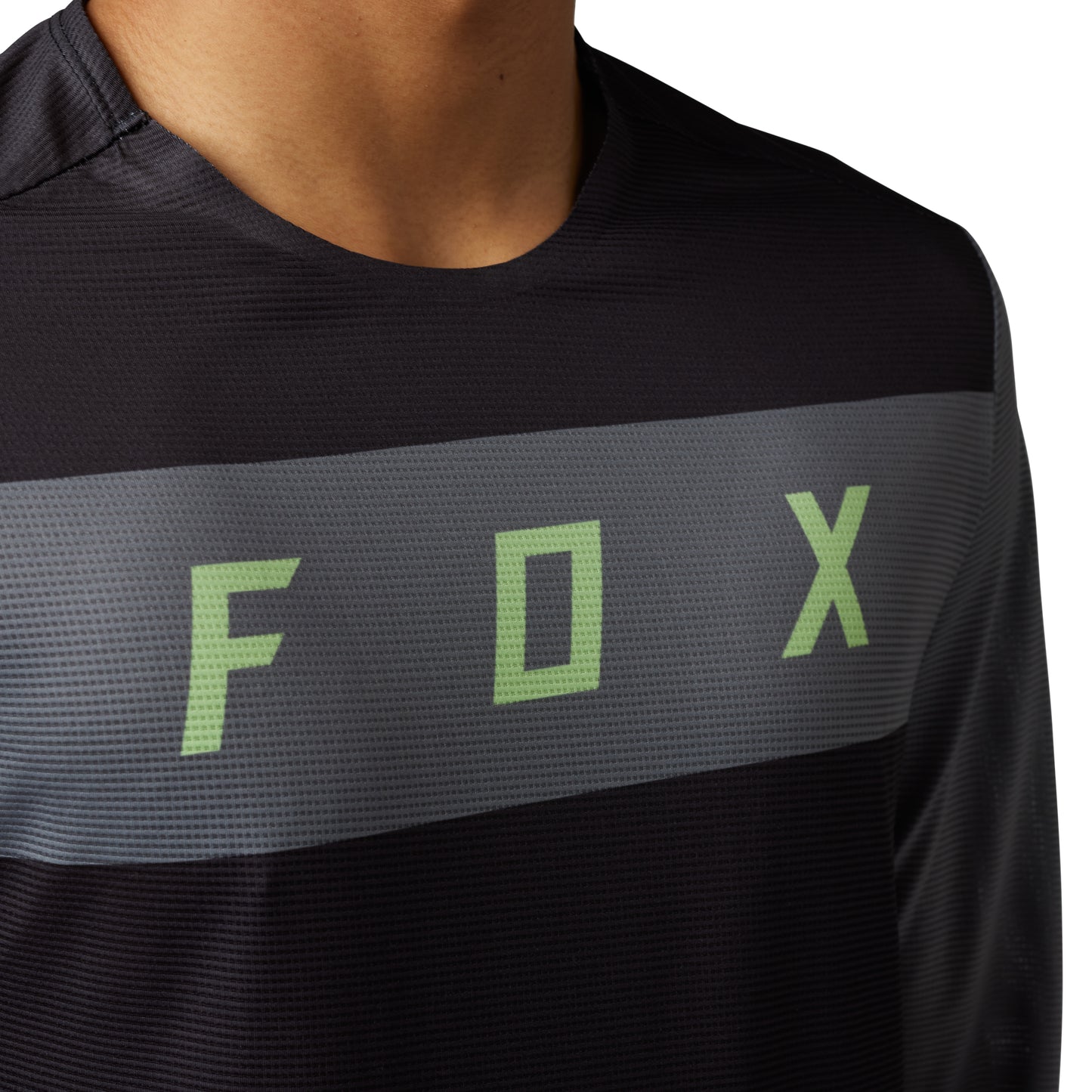 Fox Flexair Arcadia Long Sleeve Jersey - L - Black