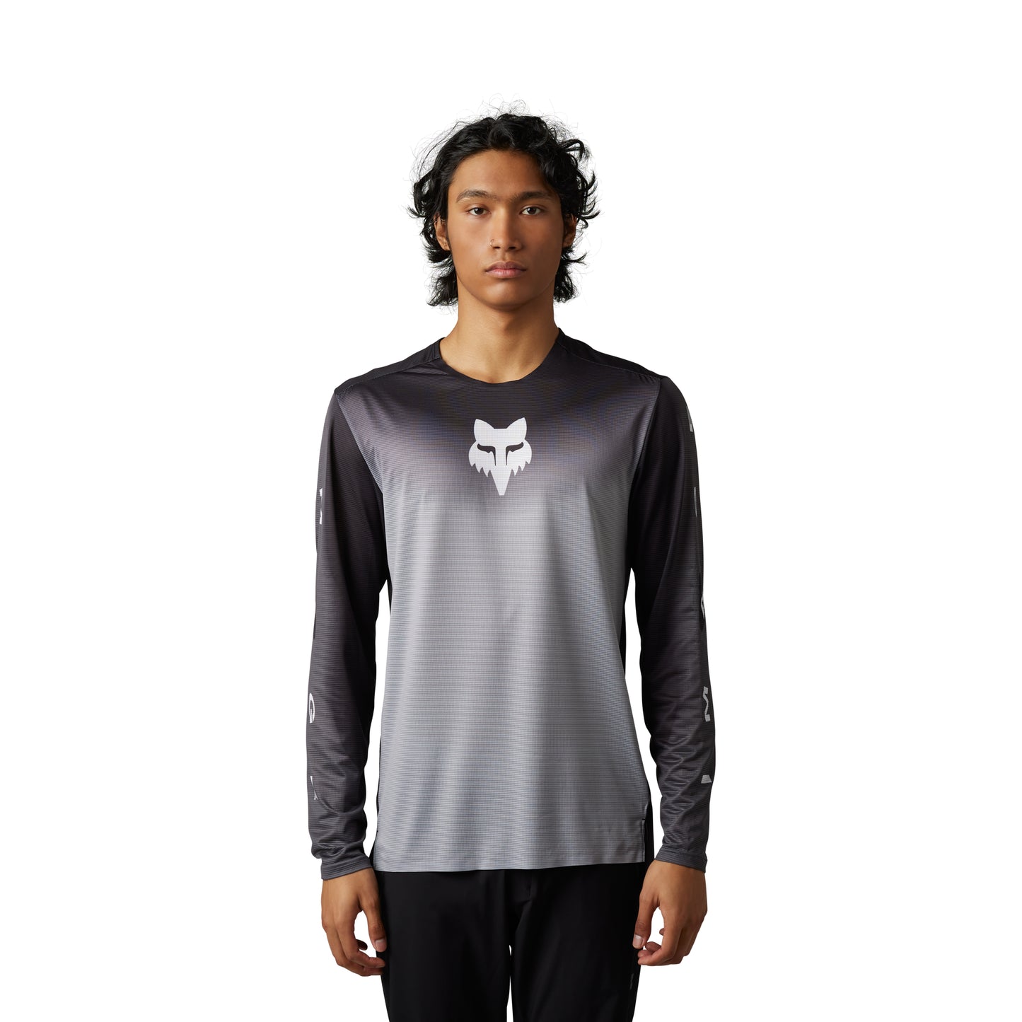 Fox Flexair Novah Long Sleeve Jersey - L - Steel Grey