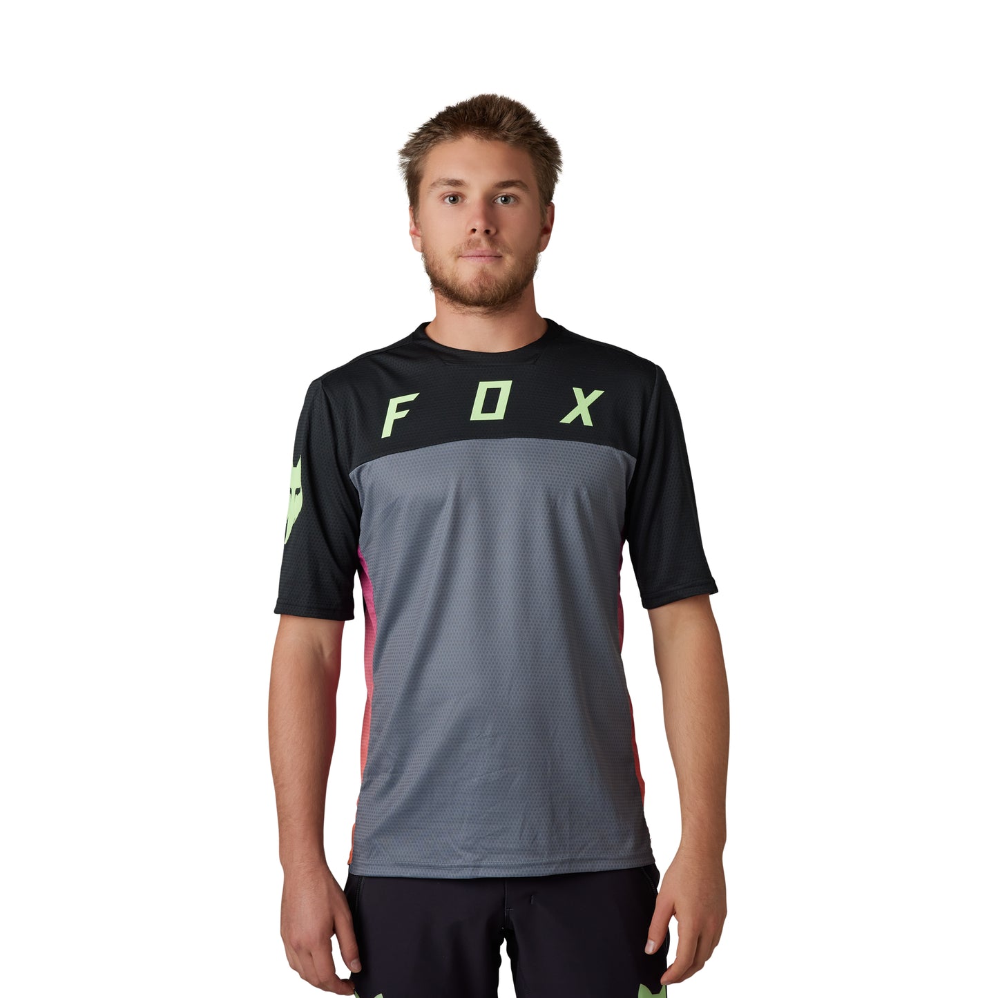 Fox Defend Cekt Short Sleeve Jersey - XL - Black