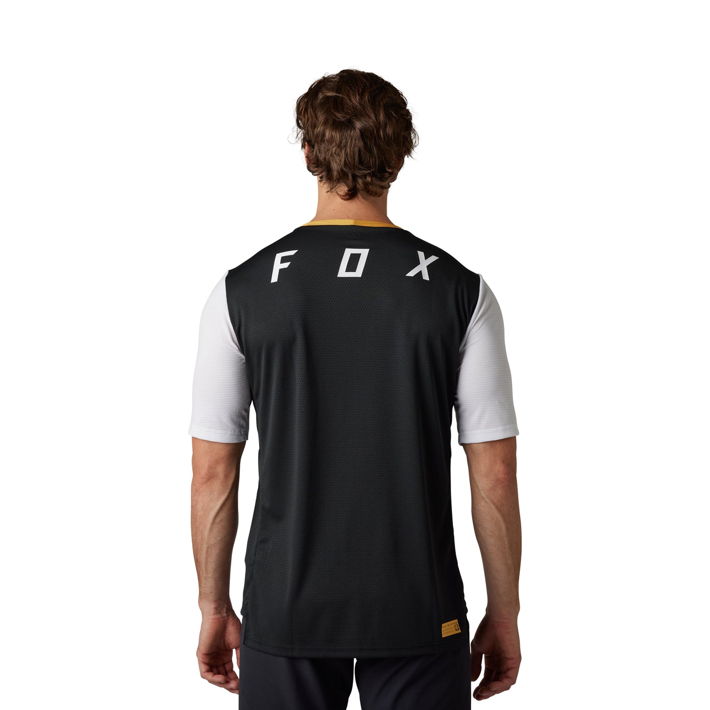 Fox Defend Aurora Short Sleeve Jersey - M - Black - White