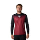 Fox Ranger Keel Long Sleeve Jersey - L - Bordeaux