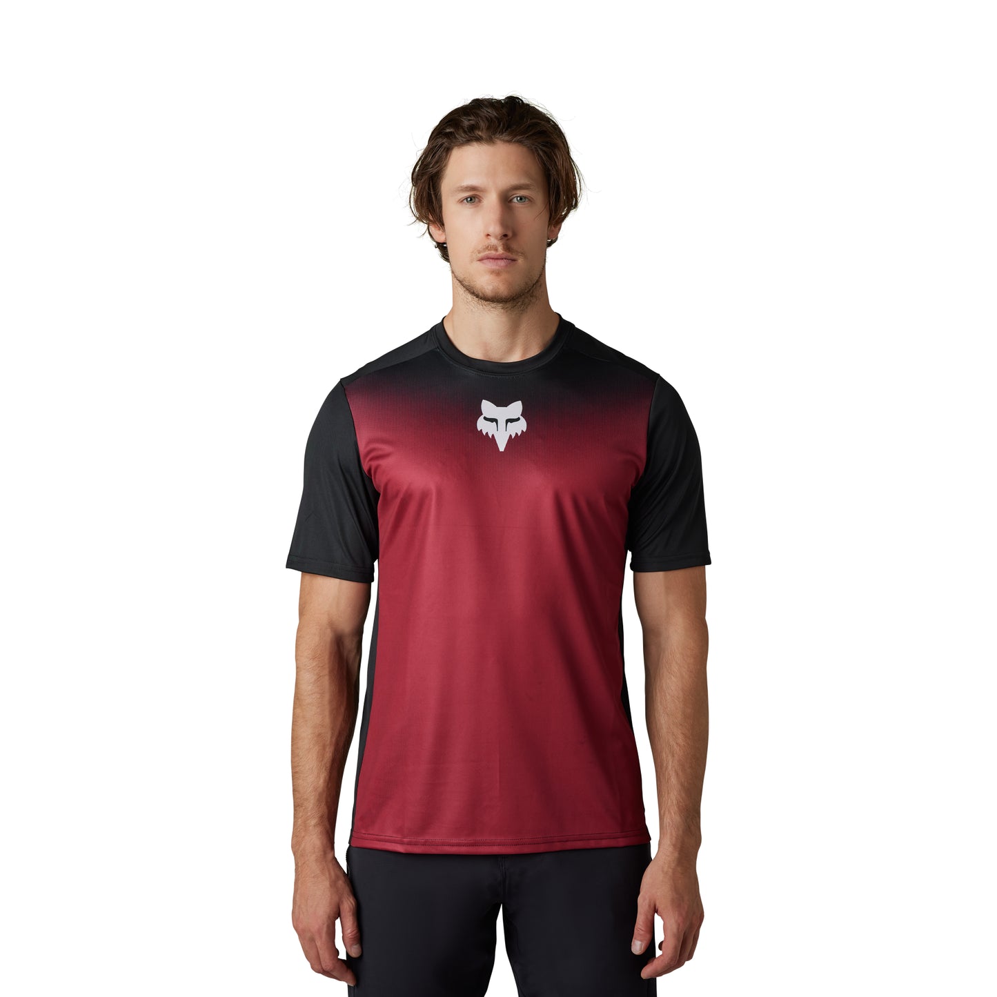 Fox Ranger Keel Short Sleeve Jersey - XL - Bordeaux