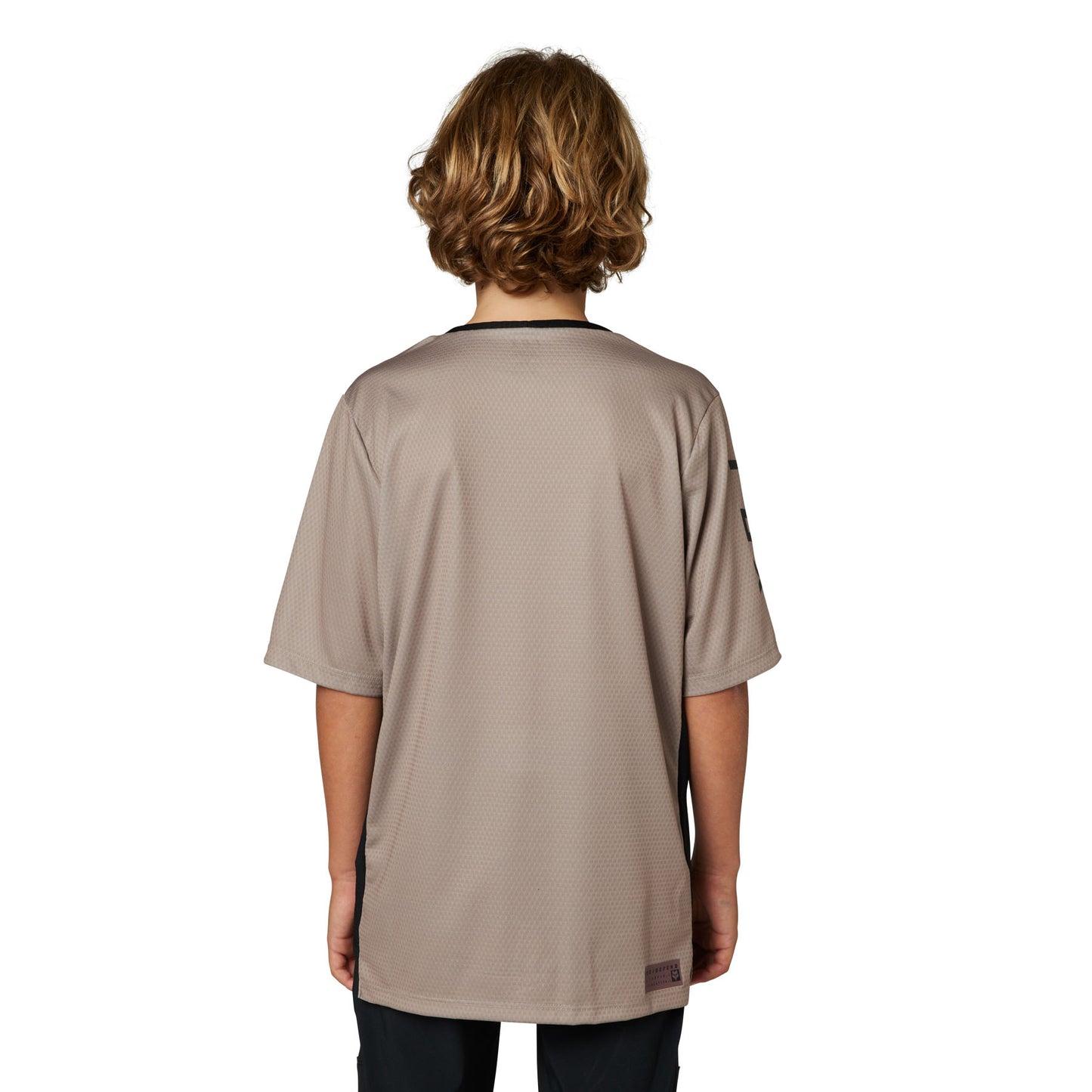 Fox Ranger Defend Youth Short Sleeve Jersey - Youth M - Mocha