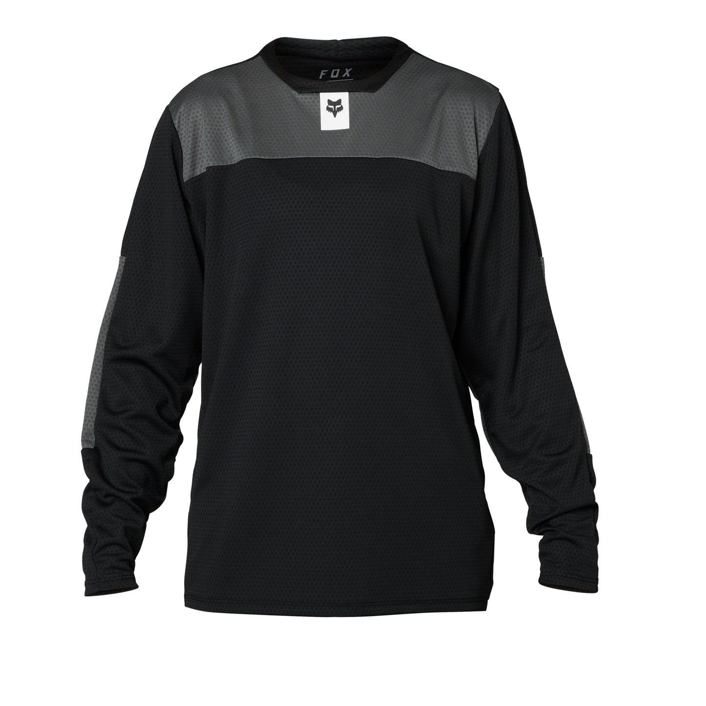 Fox Ranger Defend Youth Long Sleeve Jersey - Youth S - Black