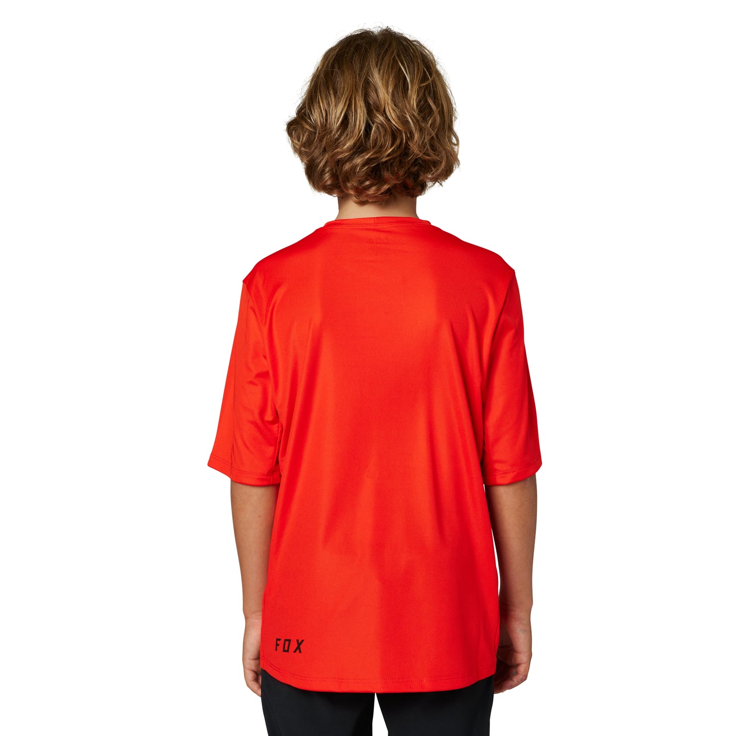 Fox Ranger Youth Short Sleeve Jersey - Youth M - Flo Red