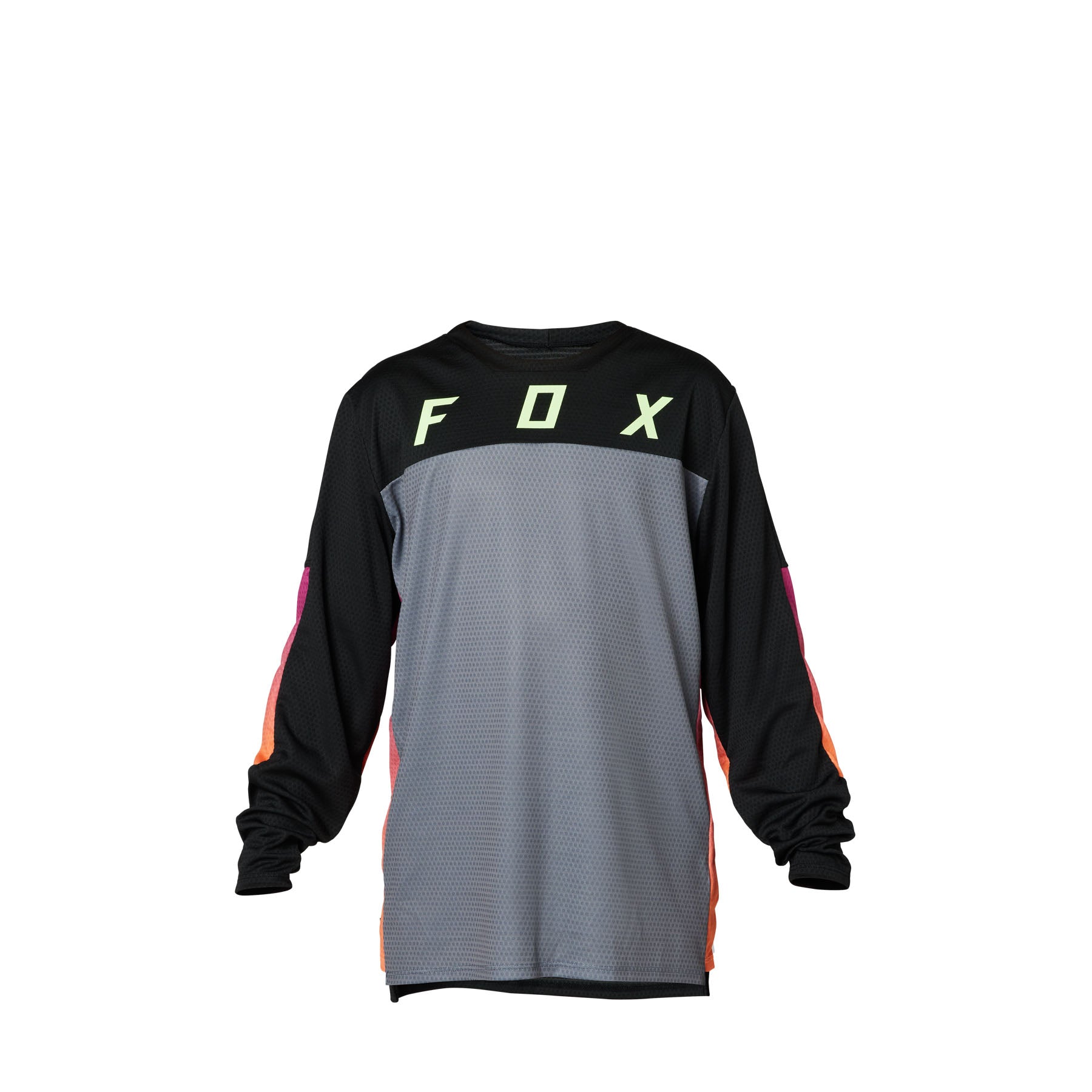 Fox Ranger Defend Race Youth Long Sleeve Jersey - Youth S - Black | MTB ...