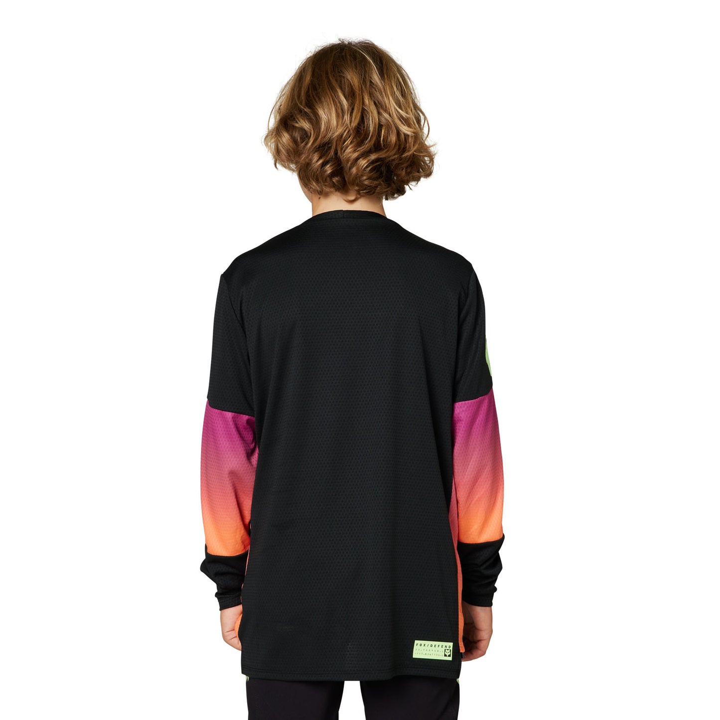 Fox Ranger Defend Race Youth Long Sleeve Jersey - Youth M - Black