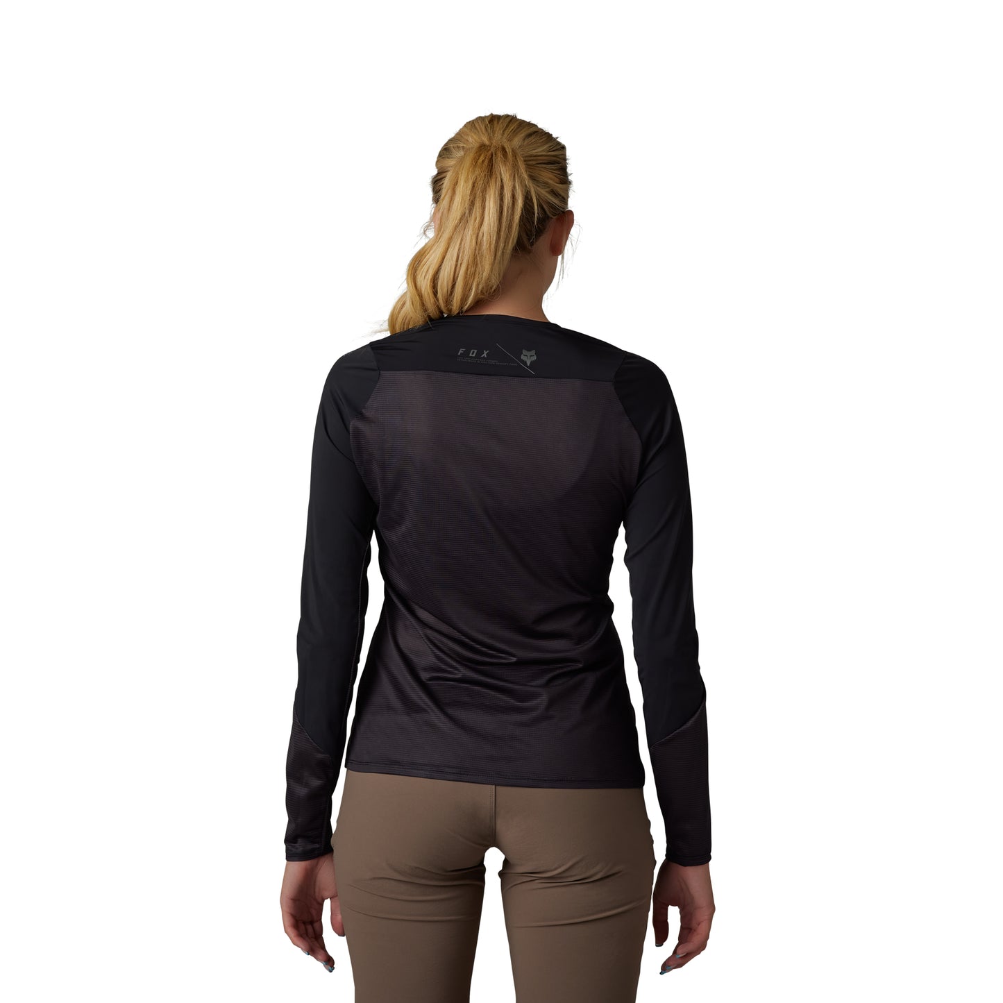 Fox Flexair Ascent Women's Long Sleeve Jersey - Women's XL - Black