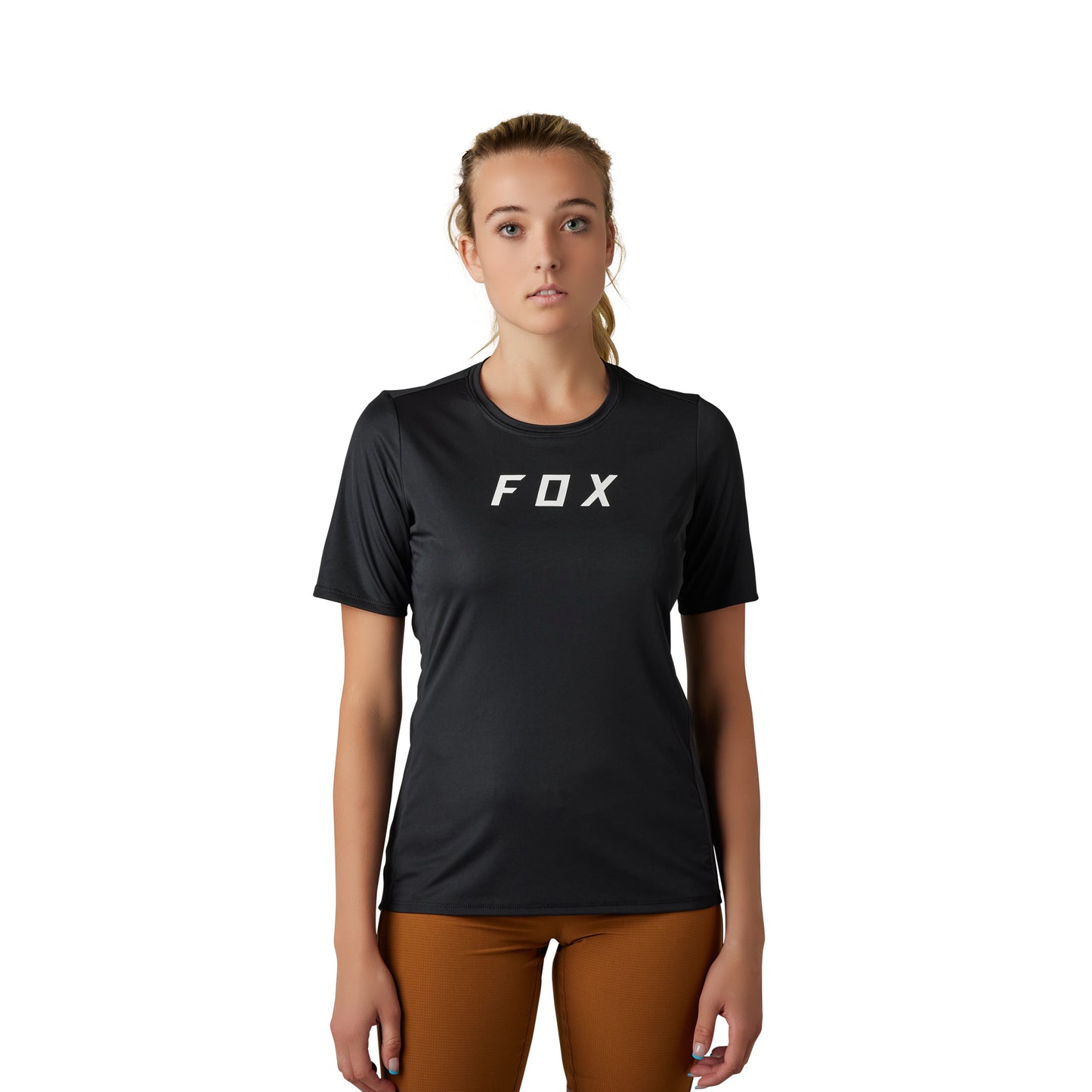 Fox Ranger Moth Women's Short Sleeve Jersey - Women's XS - Black