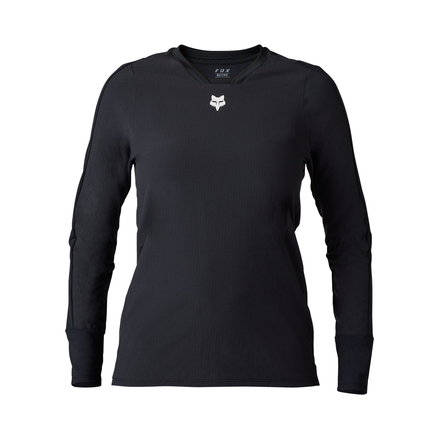 Fox Ranger Women's Defend Thermal Long Sleeve Jersey - Women's L - Black