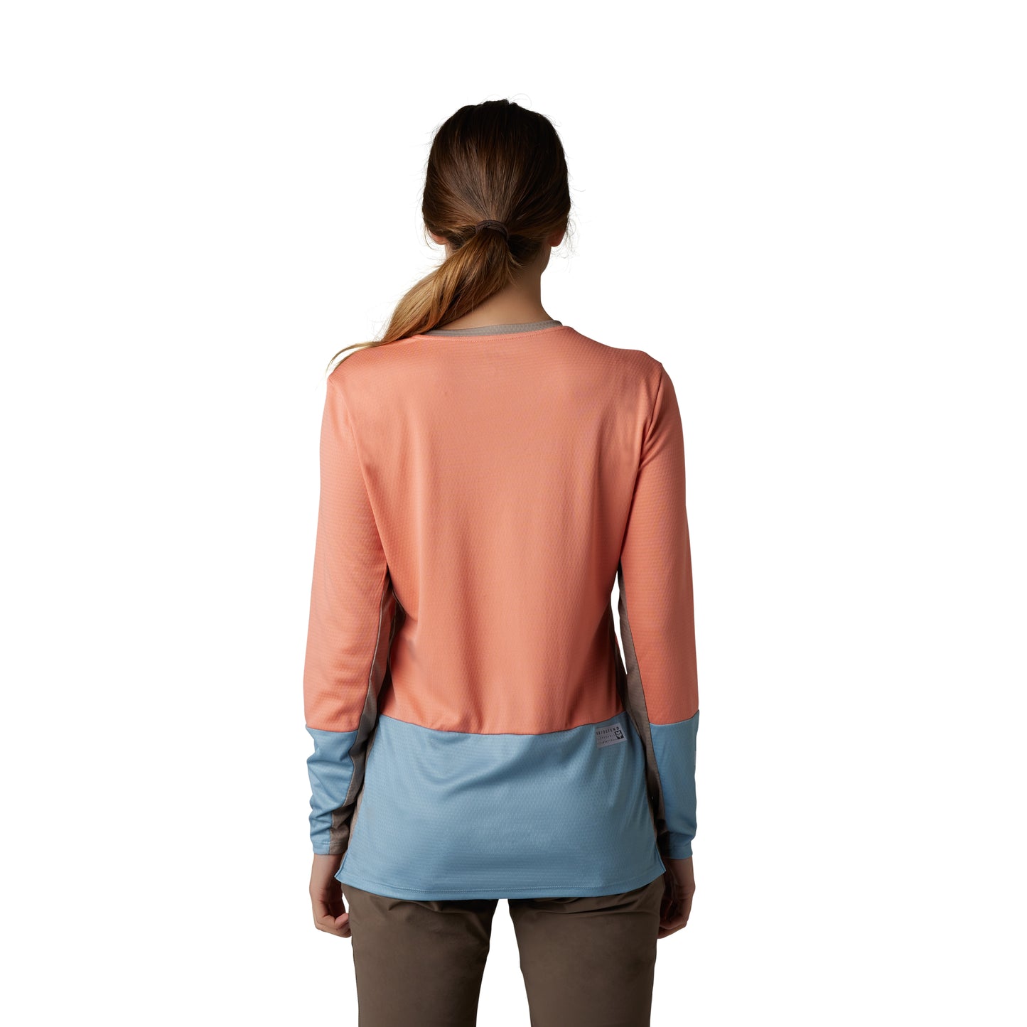 Fox Ranger Women's Defend Long Sleeve Jersey - Women's S - Salmon