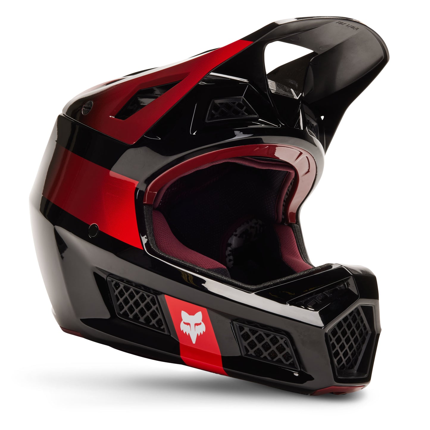 Fox Rampage Pro Carbon MIPS Helmet - L - Glnt Black