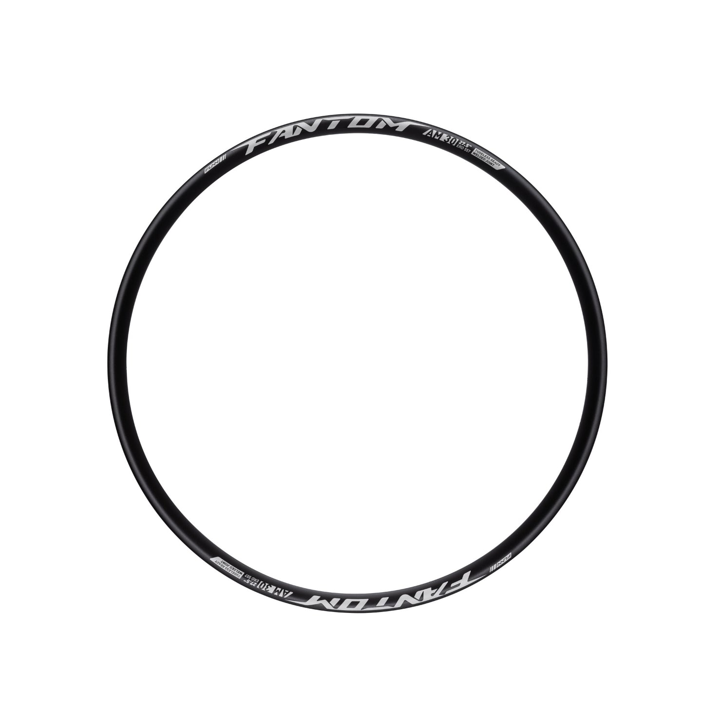 FUNN Fantom AM30 Rim - Black - 32 Hole - 27.5 Inch