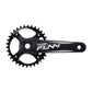 FUNN Ridge Crankset - 24mm - 104 BCD - 6mm Non Boost - Black - 170mm - 68-73mm - 32T