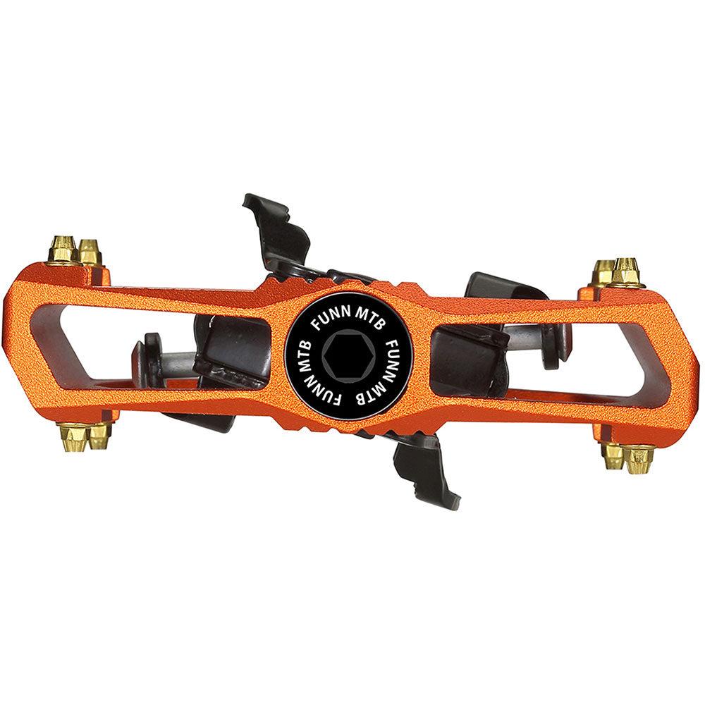FUNN Ripper SPD Pedals - Orange