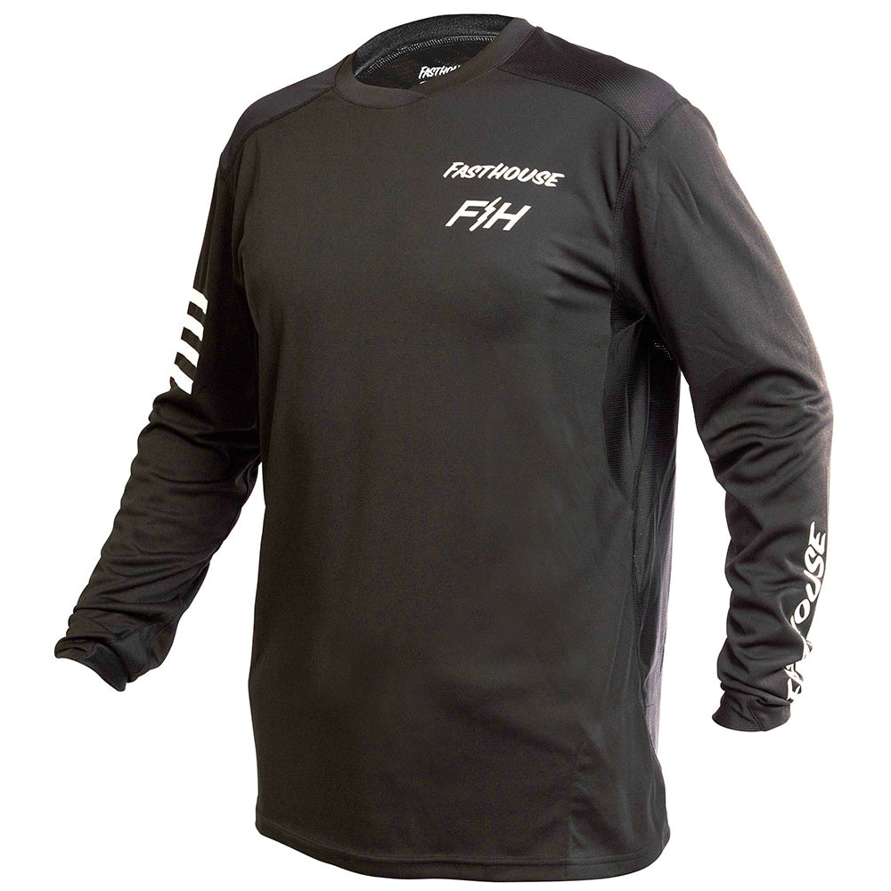 Fasthouse Alloy Rally Long Sleeve Jersey - XL - Black