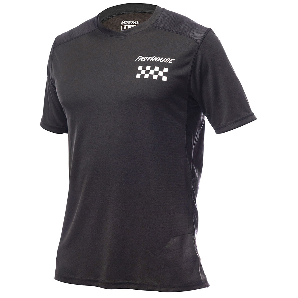 Fasthouse Alloy Rally Short Sleeve Jersey - M - Black