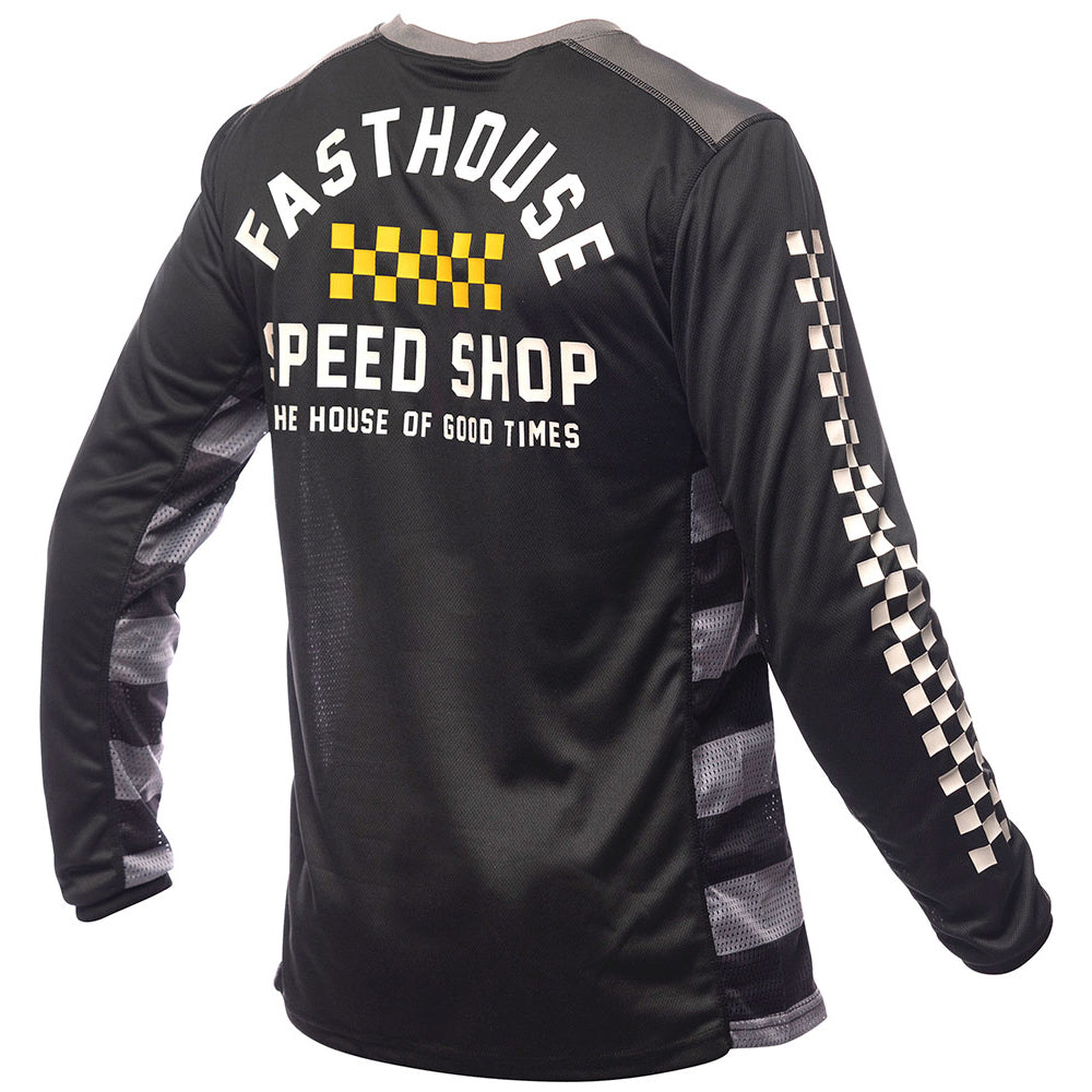 Fasthouse Classic Outland Long Sleeve Jersey - XL - Black
