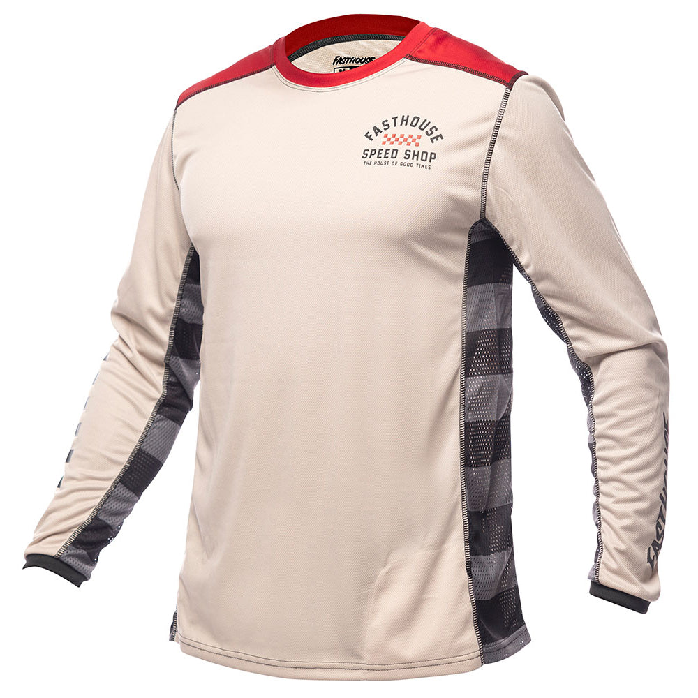 Fasthouse Classic Outland Long Sleeve Jersey - S - Cream