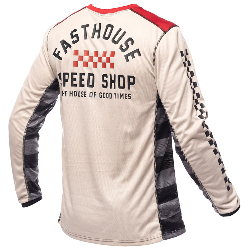 Fasthouse Classic Outland Long Sleeve Jersey - 2XL - Cream