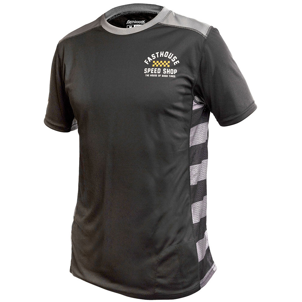 Fasthouse Classic Outland Short Sleeve Jersey - S - Black