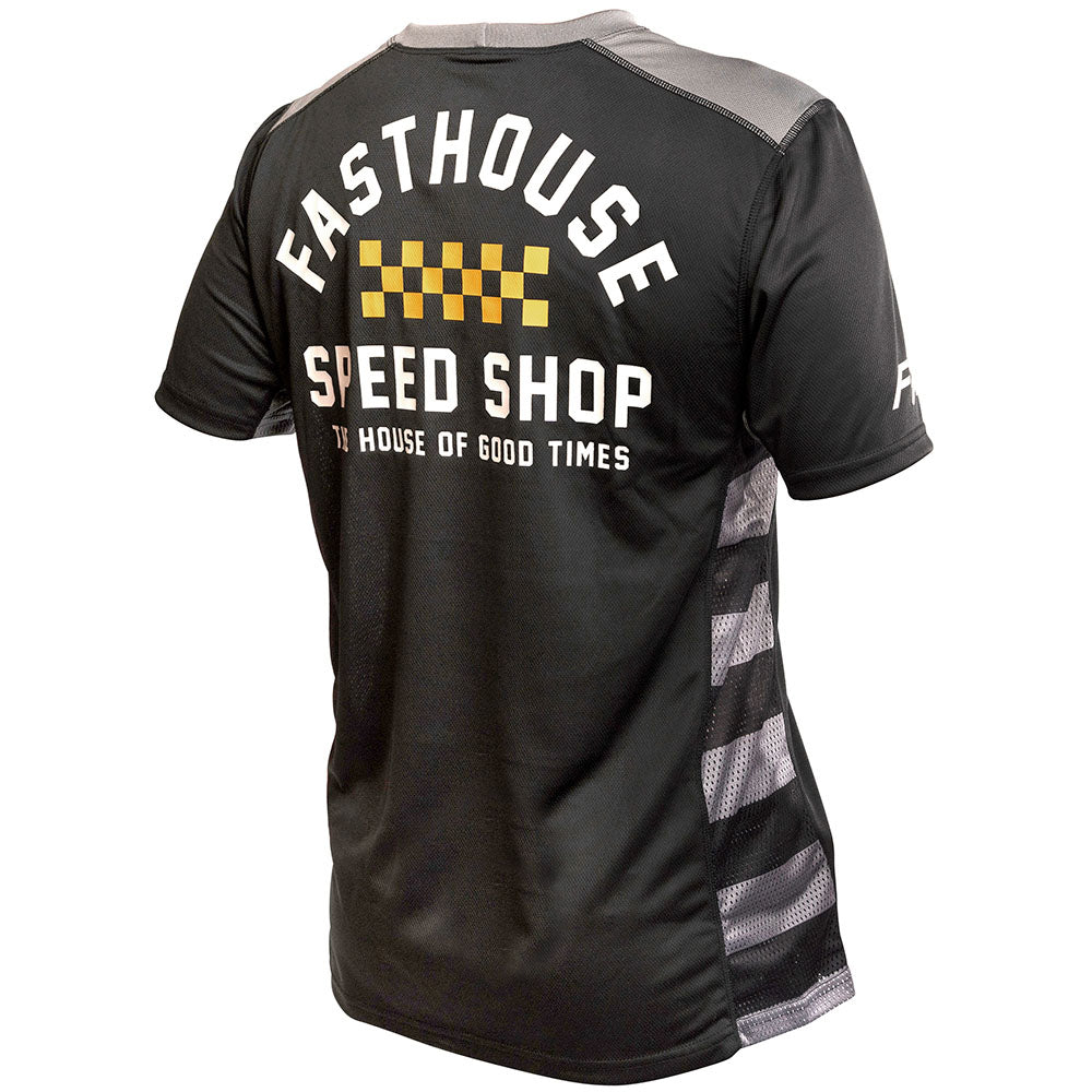 Fasthouse Classic Outland Short Sleeve Jersey - S - Black
