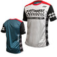 Fasthouse Classic Velocity Short Sleeve Jersey - S - Silver - Indigo