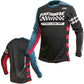 Fasthouse Classic Velocity Youth Long Sleeve Jersey - Youth S - Black - Indigo