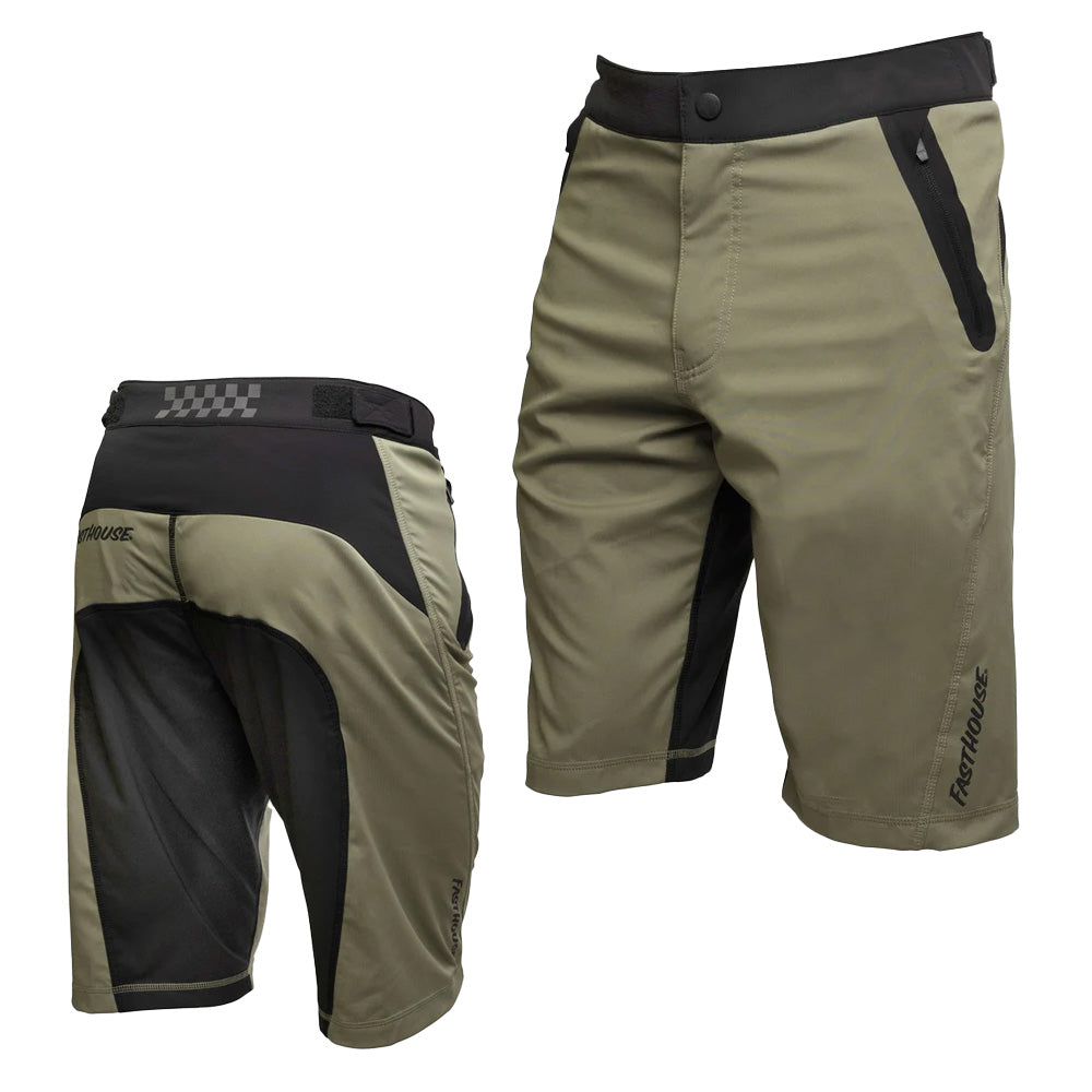 Fasthouse Crossline 2.0 Shell Shorts - S-30 - Dust Olive