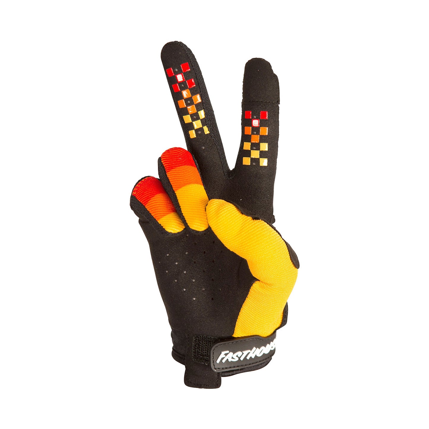 Fasthouse Speed Style Pacer Youth Gloves - Youth M - Black - Yellow